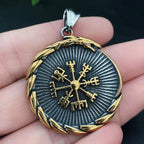 Multi-style Vintage Viking Necklace Men Amulet Nordic Tree of Life Celtic Stainless Steel Pendant Chain Jewelry Wholesale