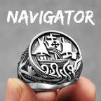 Anchor Sailor Ring — Stainless Steel