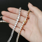 Iced Out Tennis Bracelet Stainless Steel 3/4/5/6MM