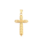 Gothic Cross Steel Pendant Vintage Rhombus Biker