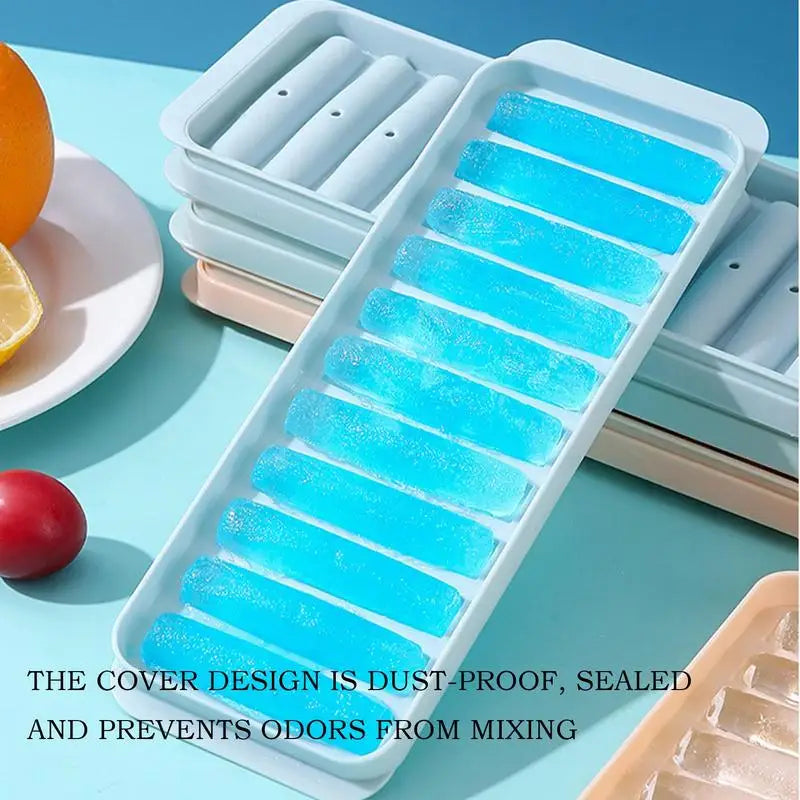 Small Ice Bars Maker With Lid Ice Tray Summer Iced Beverage Making Tools For Wine Juice Fruit Family Chilled Drink