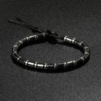 Fashion Wave Hematite Magnetic Bracelet Men Original Beaded Hematite Energy Bracelets for Women Positive Energy Jewelry
