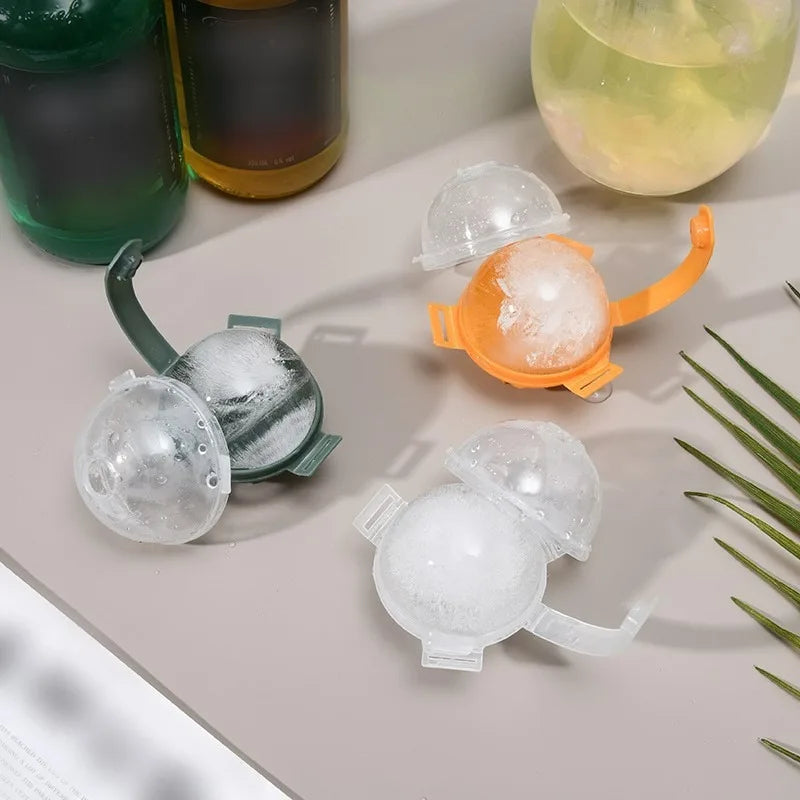 1/12x Round Ice Makers Ice Ball Mold Reusable Plastic Refrigerator Spherical DIY Moulds Kitchen Tools Quick Freezing