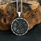 Archangel Michael Pendant — Stainless Steel