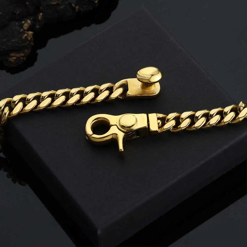 Cuban Bracelet Stainless Steel Polished