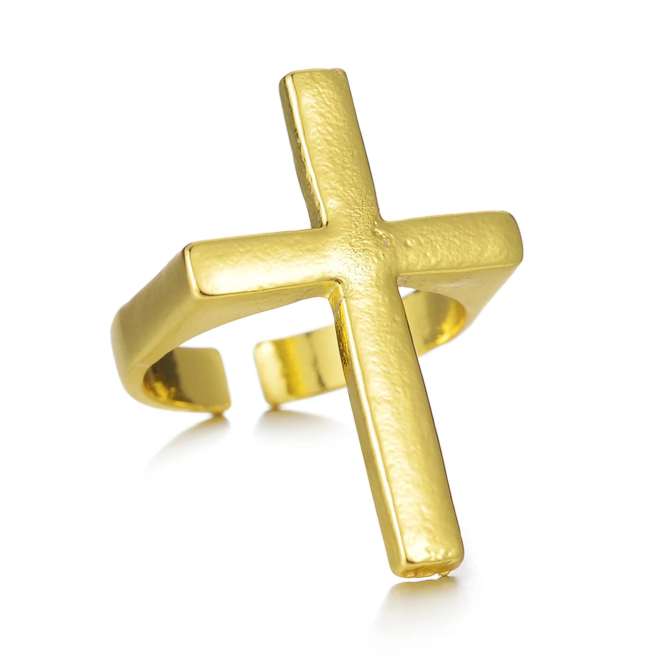 Vintage Cross Gold Ring