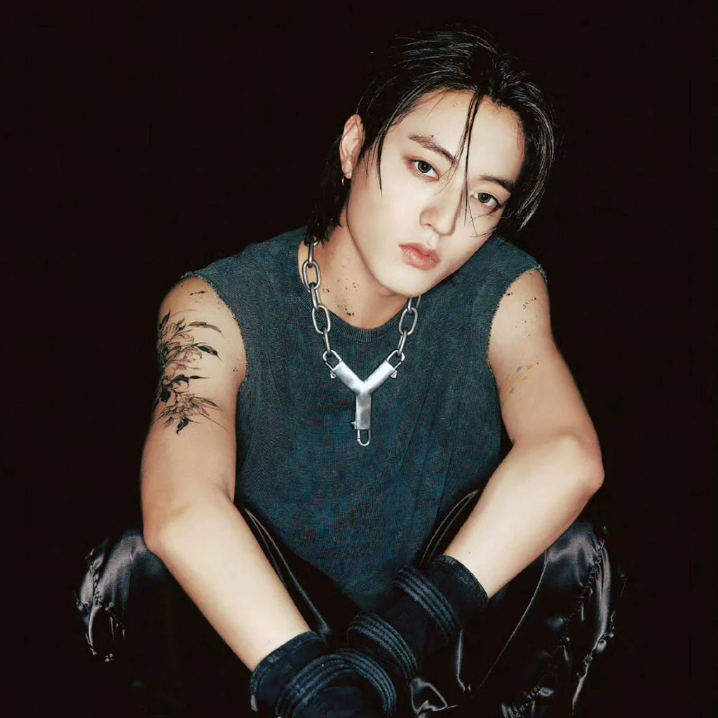 Punk Y-Shaped Statement Thick Chain Necklace for Men