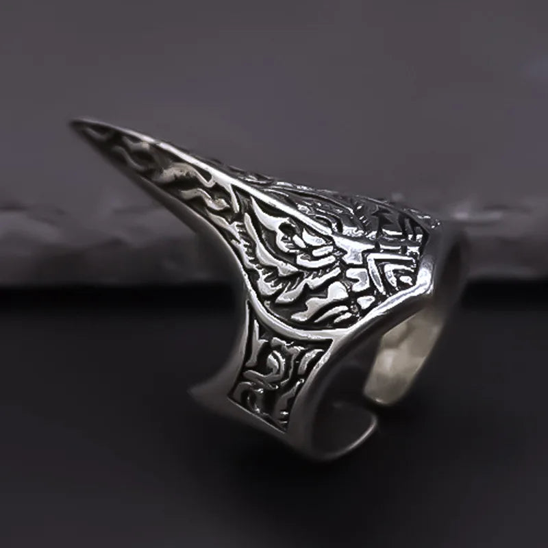 Eagle Steel Ring Retro Beak