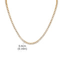 Iced Out Tennis Chain 4mm — Stainless