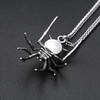 Gothic Spider Pendant Necklace — Stainless Steel