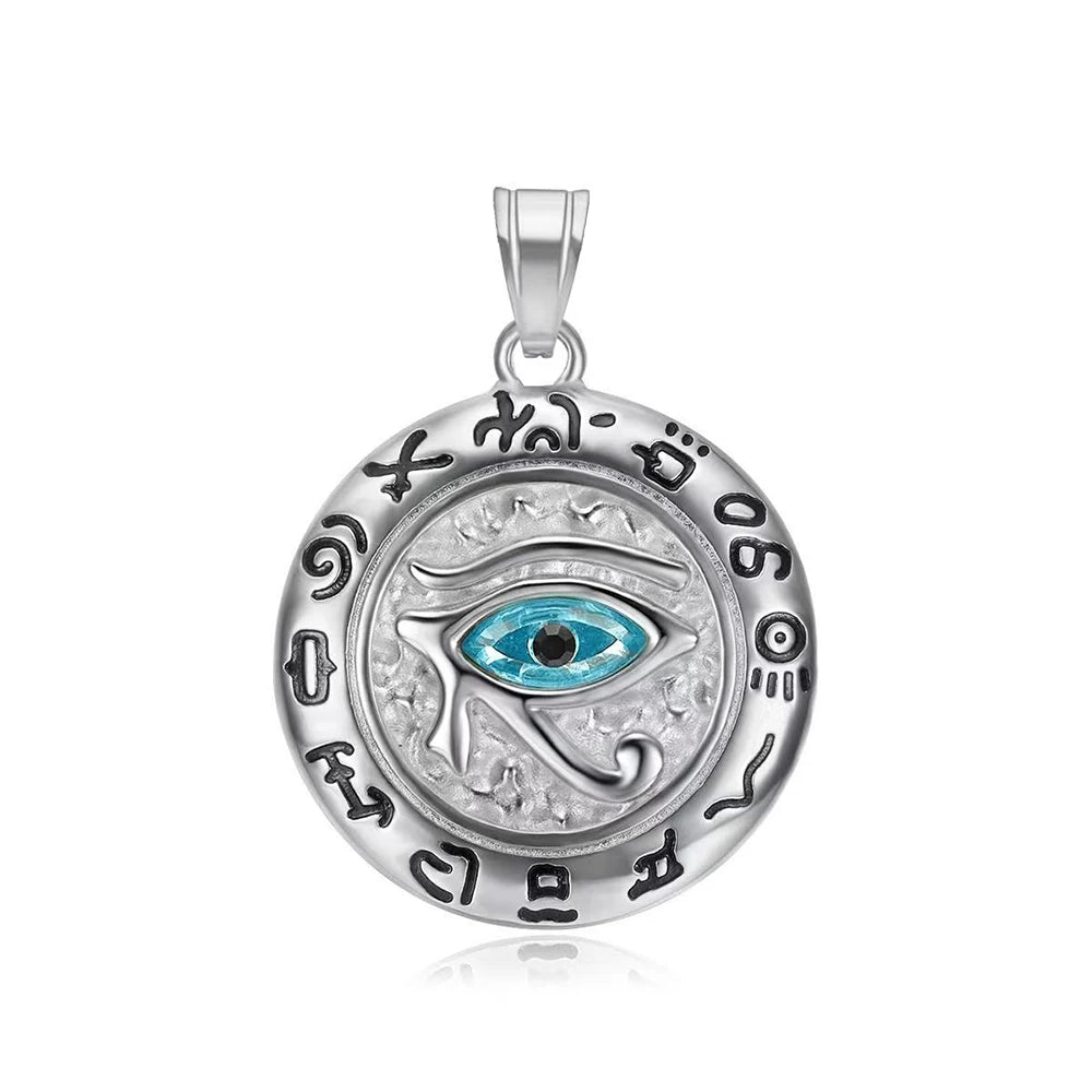Eye of Horus Stainless Steel Pendant Necklace