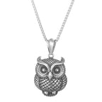 Punk classic animal pendant accessory Stainless steel stylish male Owl pendant