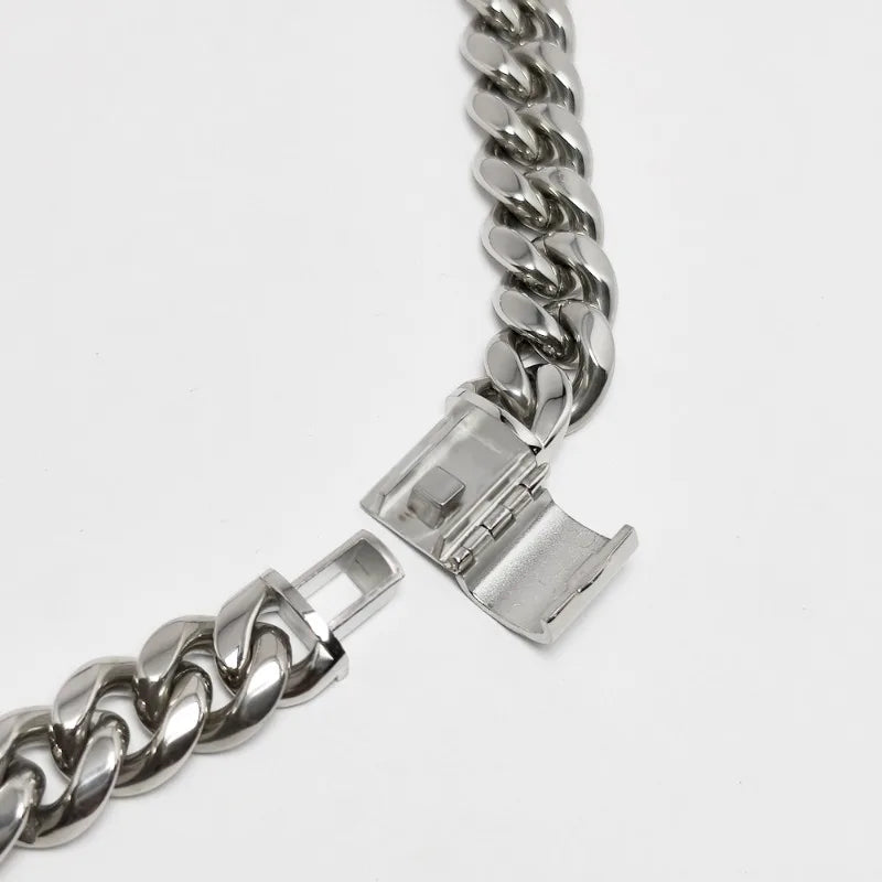 Cuban Link Chain Necklace — Stainless Steel