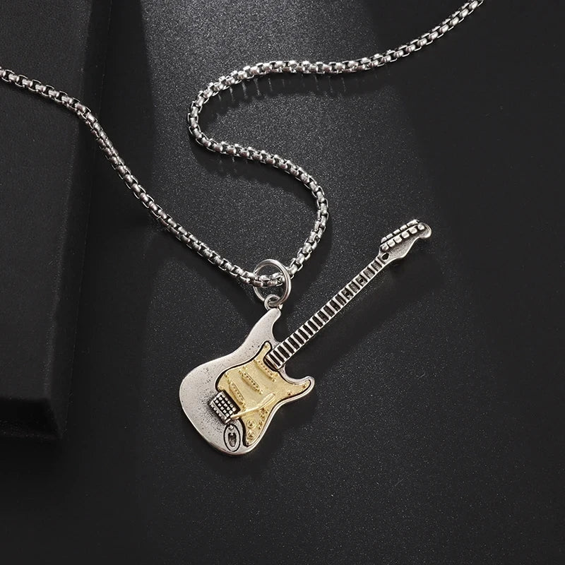 Guitar Pendant Necklace