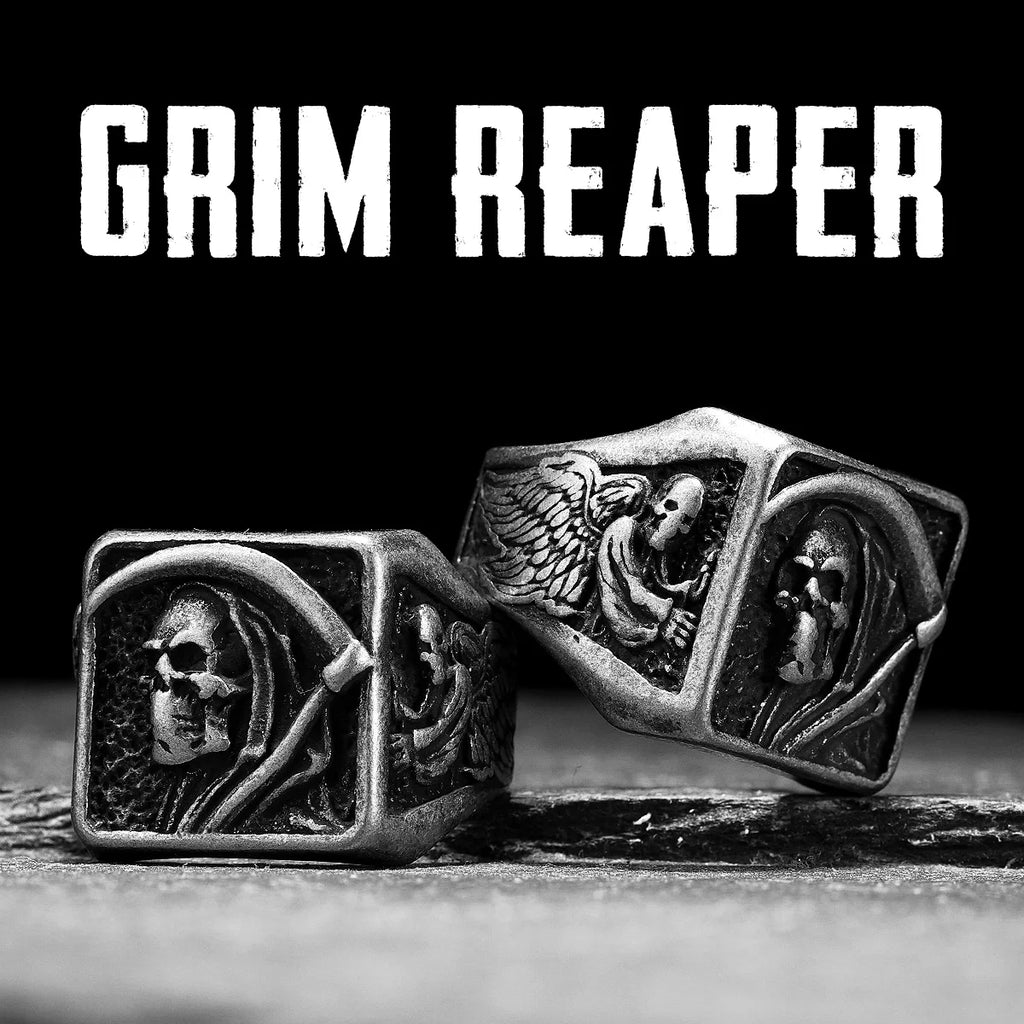 Grim Reaper Skull Ring — Stainless Steel