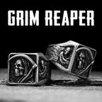 Grim Reaper Skull Ring — Stainless Steel