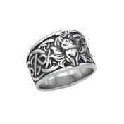 Nine Tailed Fox Ring — Stainless Steel