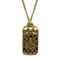 Mini Tarot Cards Pendant Necklace Colorful Antiqued Brass Cage Pendant with 22 Major Arcana Spiritual Jewelry Tarot