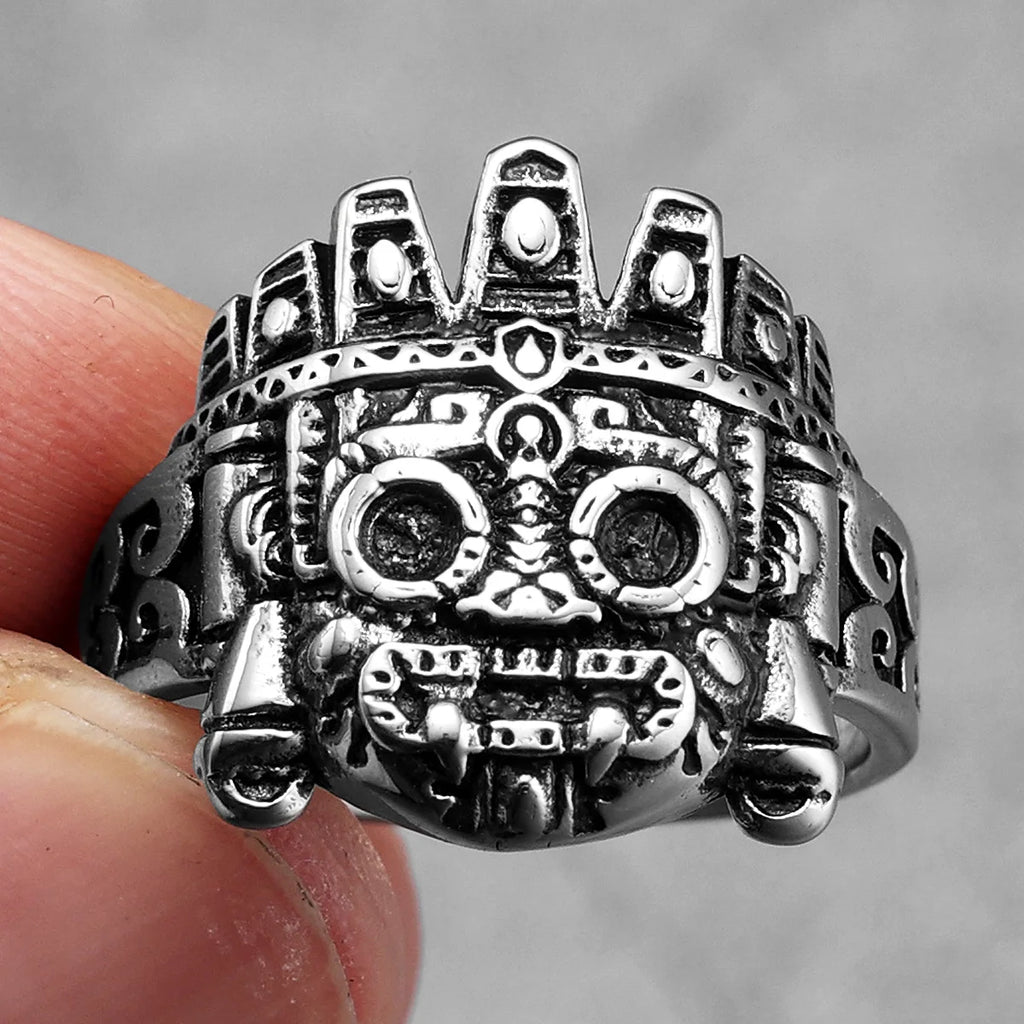 Totem Skull Ring — Stainless Steel