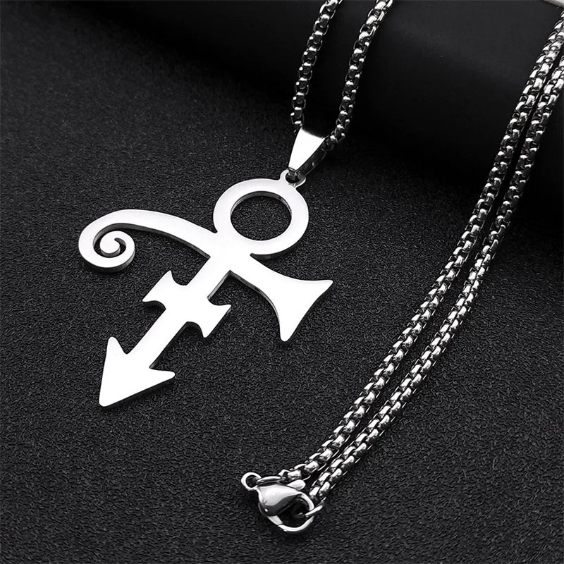 Minimal Love Symbol Necklace — Stainless
