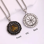 Viking Dragon Stainless Steel Pendant Necklace