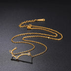Unift Clear Zircon Zodiac Constellation Women Necklaces Star Sign Pisces Aries Taurus Pendant Fashion Horoscope Amulet Jewelry