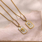 Skull Pendant Necklace — Gold Stainless Steel