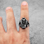 Mummy Skull Ring — Stainless Steel