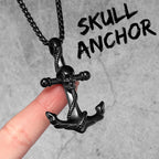 Anchor Sailor Pendant Necklace — Stainless Steel