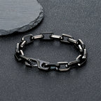 Charm Simple Cuba O-chain Bracelet Men Women Fashion Dubai Link Punk Hip Hop Stainless Steel Couple Bangle Trendy Jewelry Gifts