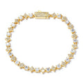 Black Star Tennis Bracelet Statement