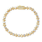 Black Star Tennis Bracelet Statement