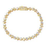 Black Star Tennis Bracelet Statement