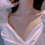 Butterfly Blade Snake Chain Necklace — Gold