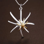 Hot trend 925 Sterling Silver fine Starfish Pendant Necklace For Women Fashion Holiday gifts party wedding streetwear Jewelry