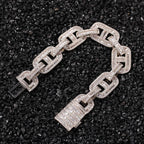 Uwin Miami Necklaces 15mm Cuban Link CZ Baguette Prong Setting  Iced Out Zircon Pave Luxury Bling Jewelry Fashion Hiphop For Men