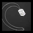 Military Brand Pendant Necklace — Stainless