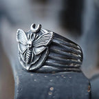 Christmas Charm Halloween Octopus Skull Punk Stainless Steel Seaman Rings Men Anel Puck Jewelry Gift for Sailor