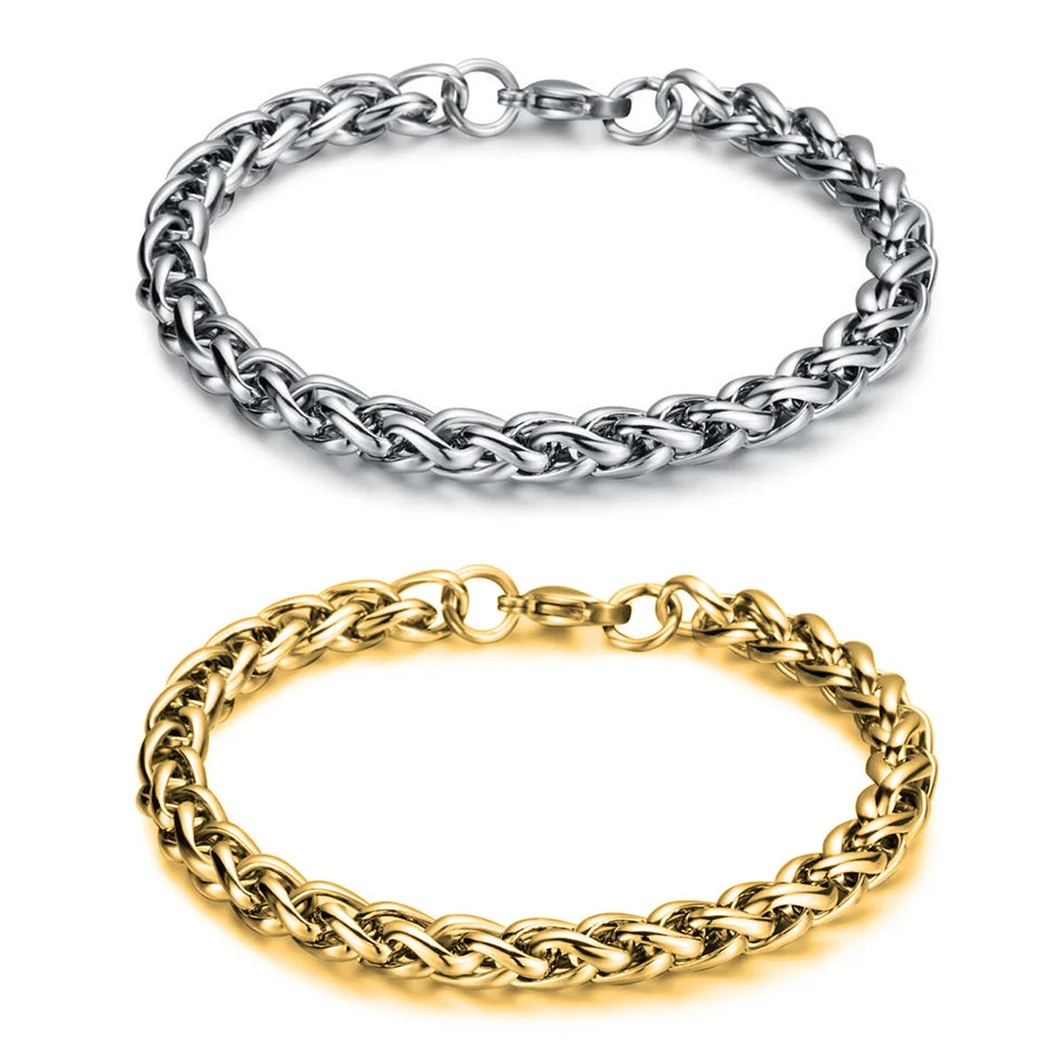 Classic Cuban Curb Link Bracelet — Stainless Steel