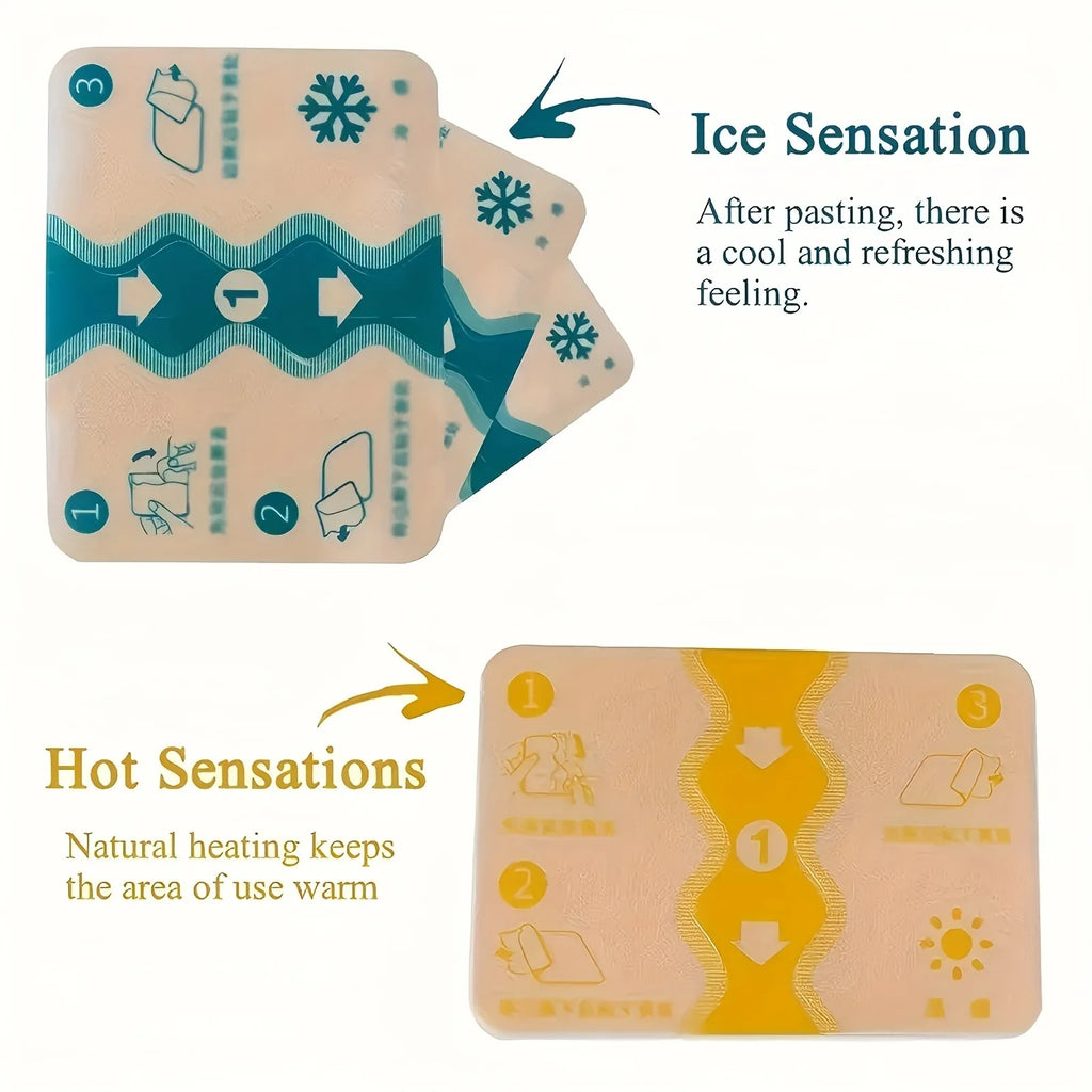 56 Pcs Hot Cold Heating Pads Long-Lasting Knee Support for Sports Office Workers Household Multi-Body Use Durable