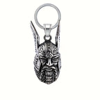 Norse Gods Odin Celtic Knot Motorcycle Bell Necklace Men's Punk Riding Rock Lucky Exorcism Amulet Jewelry