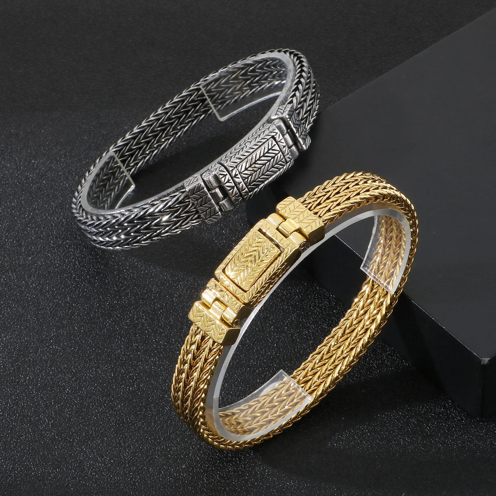 Dragon Bone Chain Bracelet — Gold