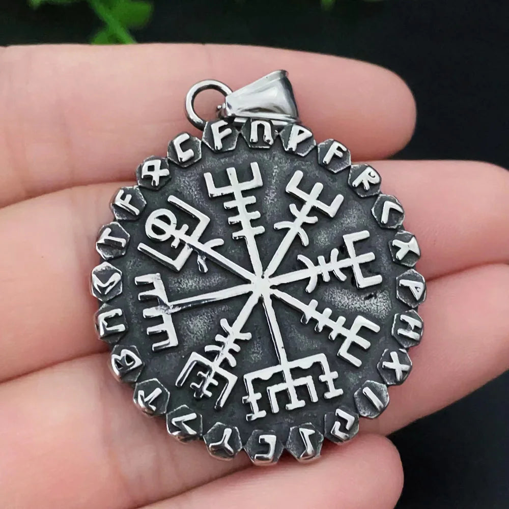 Multi-style Vintage Viking Necklace Men Amulet Nordic Tree of Life Celtic Stainless Steel Pendant Chain Jewelry Wholesale