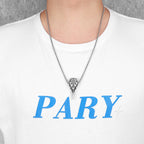 Viking Crow Simple Men Necklaces With Pendant Stainless Steel Jewelry For Male Women Punk Hip Hop Accessories Gifts Wholesale