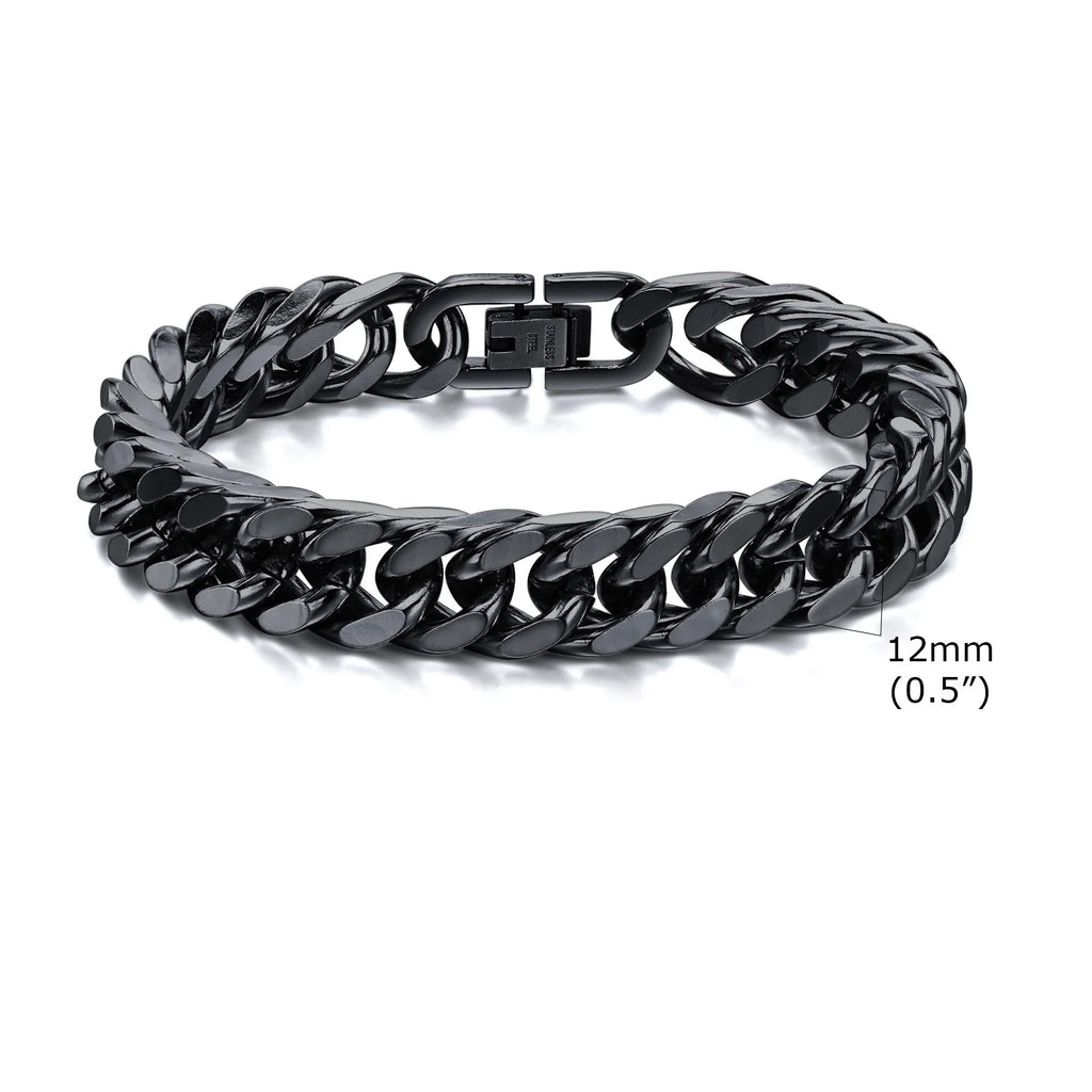 Miami Cuban Link Bracelet — Stainless Steel