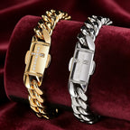 Stainless Steel Cuban Chain Necklace 12MM