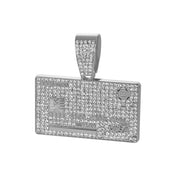 Silver-Tone Chain 4MM Visa Card Long