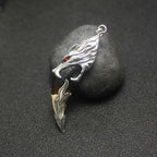 Punk Fashion Brave Men Wolf Gog Teeth Spike Pendant Necklace Women Men Lucky Jewelry Classic Fang Tooth Amulet Pendant Necklace