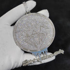 Letter Pendant Necklace Stainless Steel