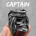 Pirate Skull Ring — Stainless Steel